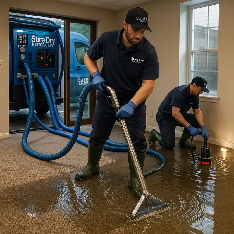 Water Extraction and Removal process in Eastpointe, MI